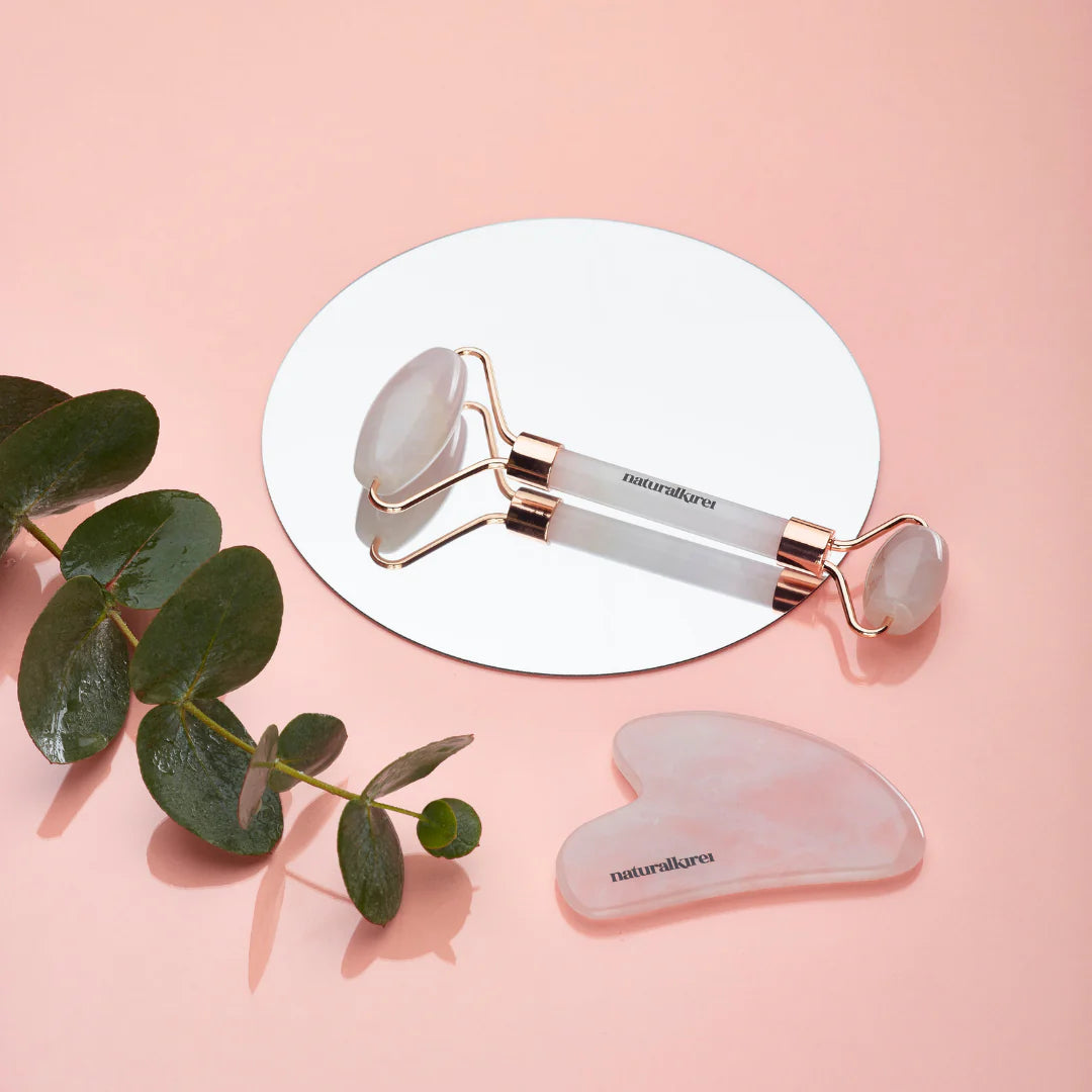 NK Glow Set: Face Roller + Gua Sha
