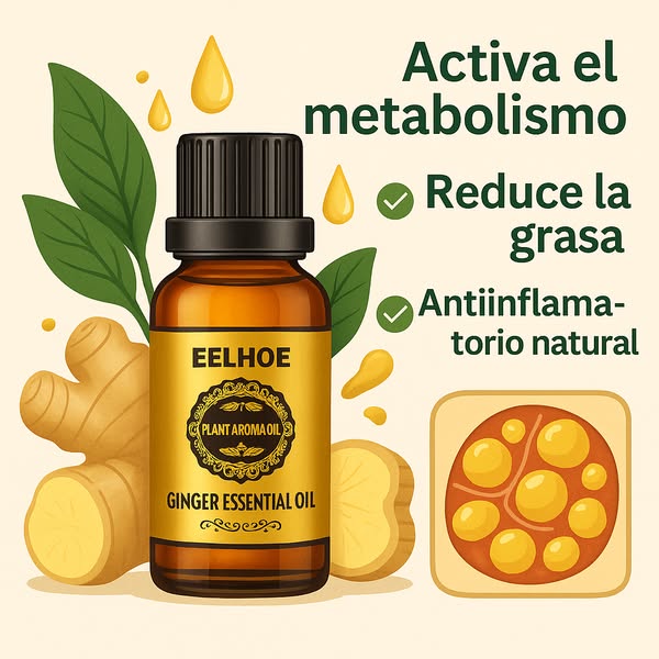 Aceite de Jengibre Adelgazante | EELHOE