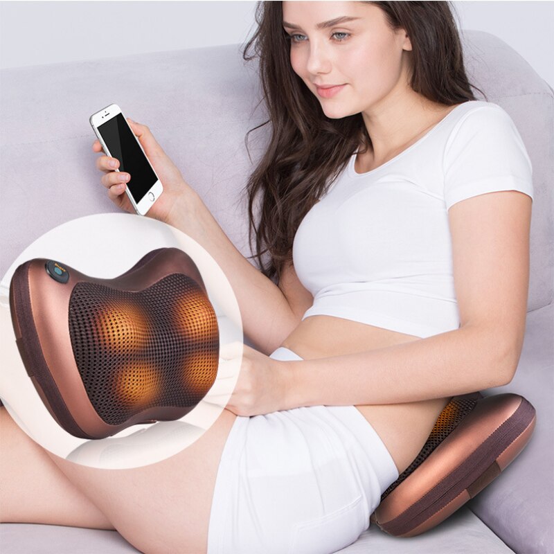 Almohada de masaje cervical Shiatsu