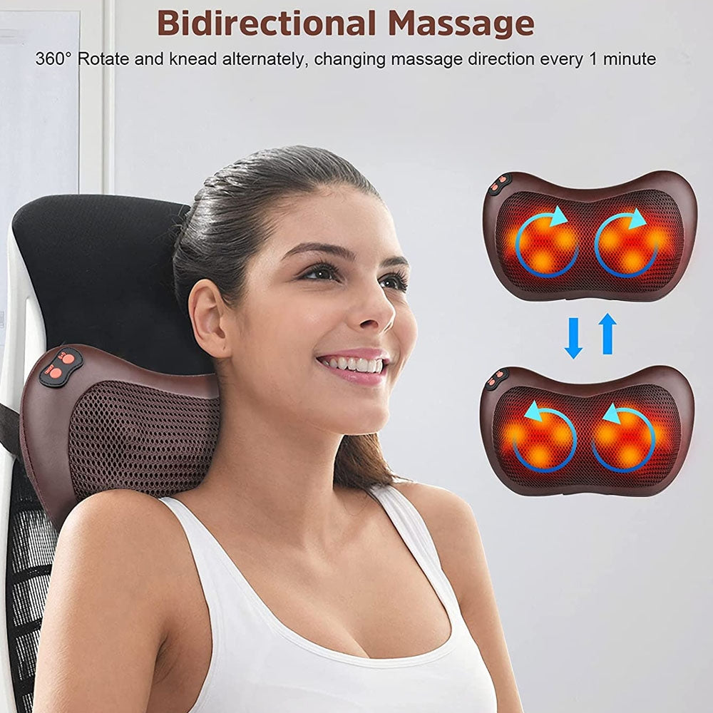 Almohada de masaje cervical Shiatsu