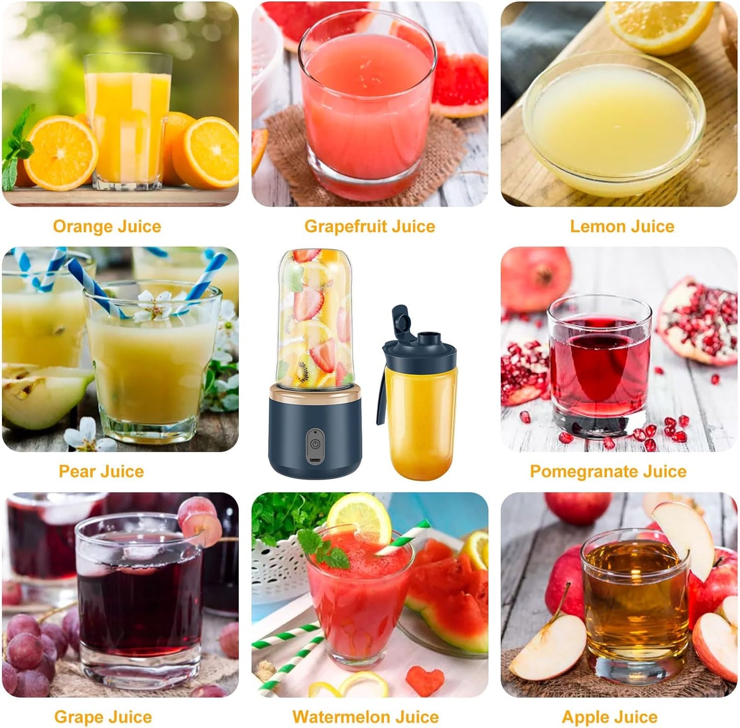 Batidora portátil con 2 vasos SmoothiePro™