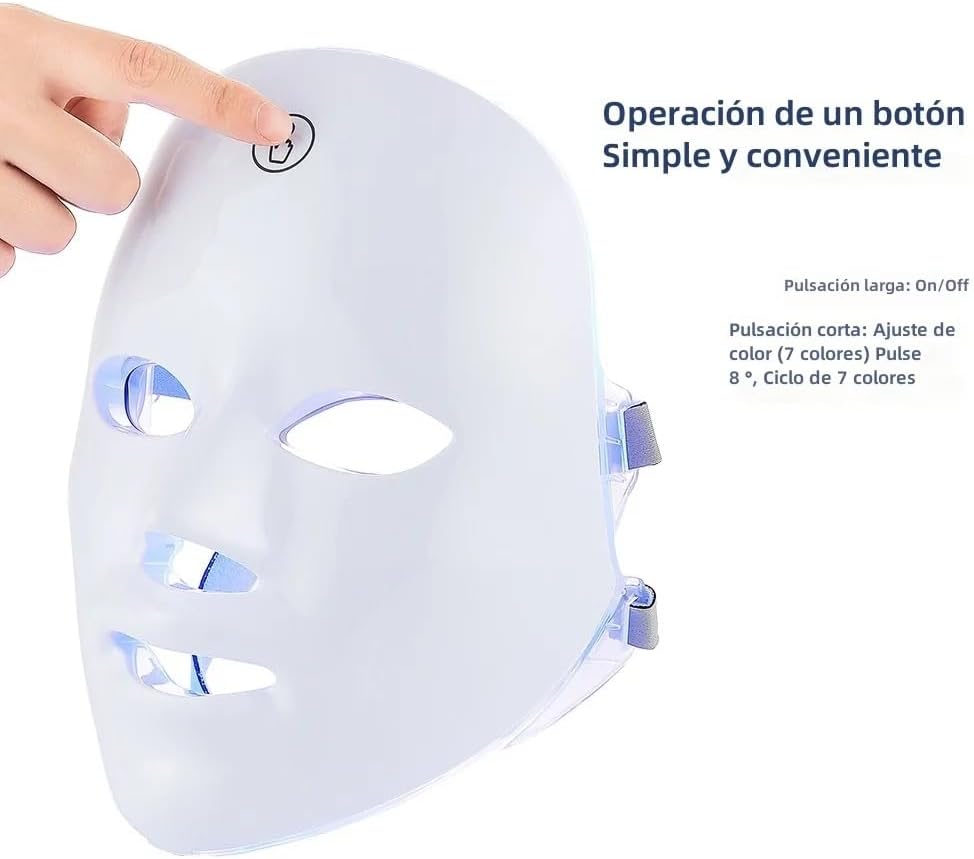 Máscara facial LED de belleza | GLOWTHERAPY-7