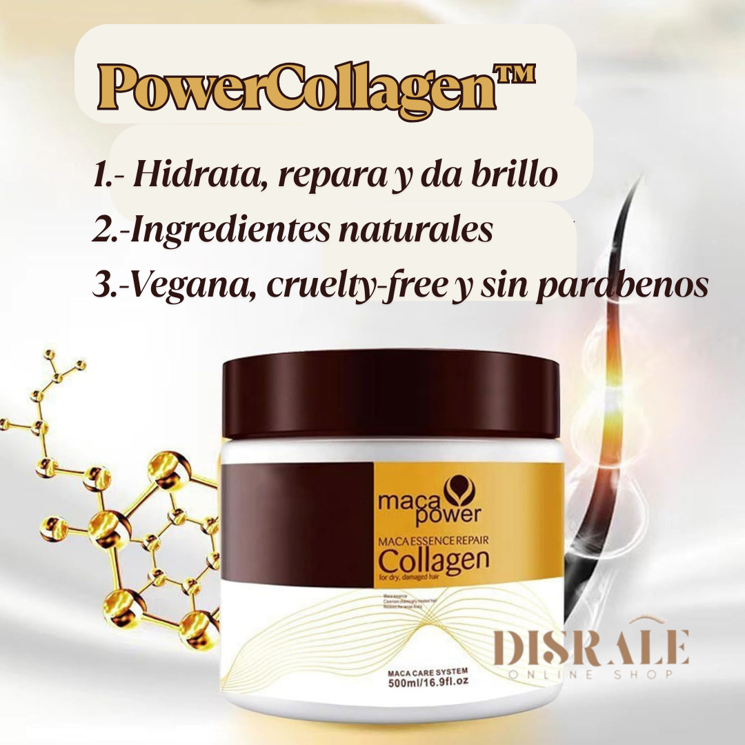 PowerCollagen™ Mascarilla Capilar Reparadora – Cabello Suave, Fuerte y Brillante