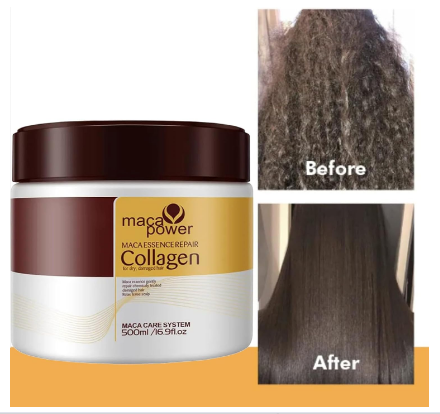 PowerCollagen™ Mascarilla Capilar Reparadora – Cabello Suave, Fuerte y Brillante