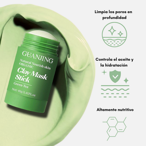 Mascarilla Facial De Limpieza / Te Verde En Barra