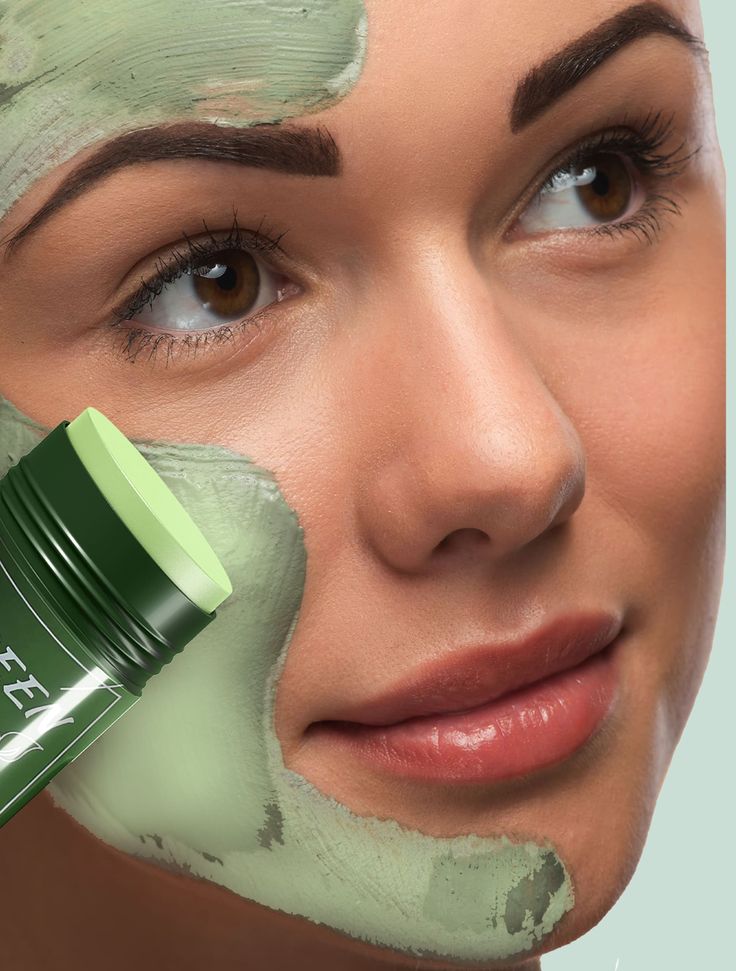 Mascarilla Facial De Limpieza / Te Verde En Barra