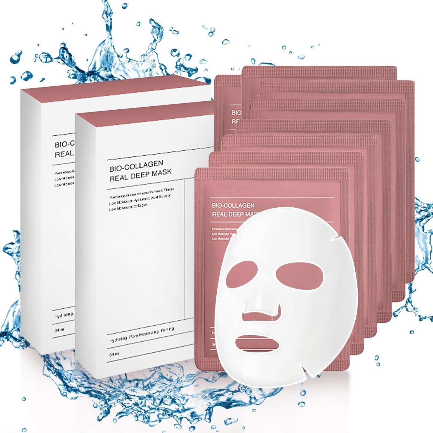 Mascarilla facial BIO-COLLAGEN - Pack de 5