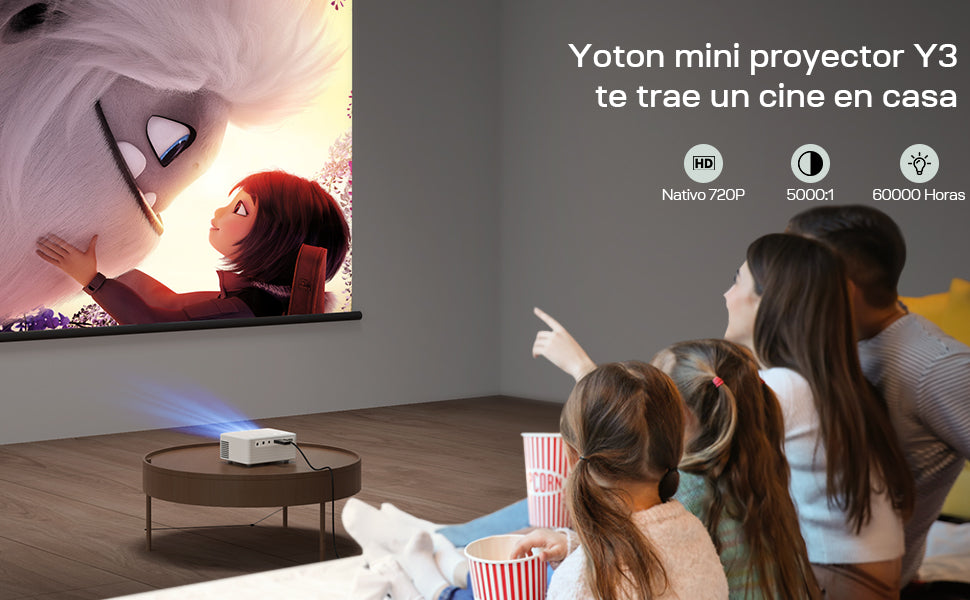 Mini Proyector Portátil HOME CINEMA 1080P_Full HD