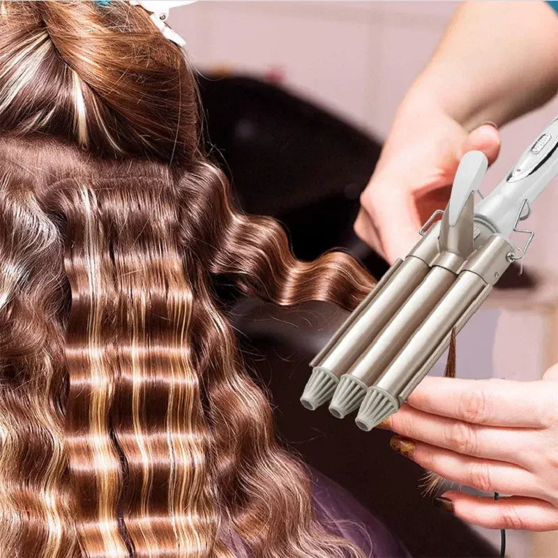 Plancha Rizador de pelo triple efecto