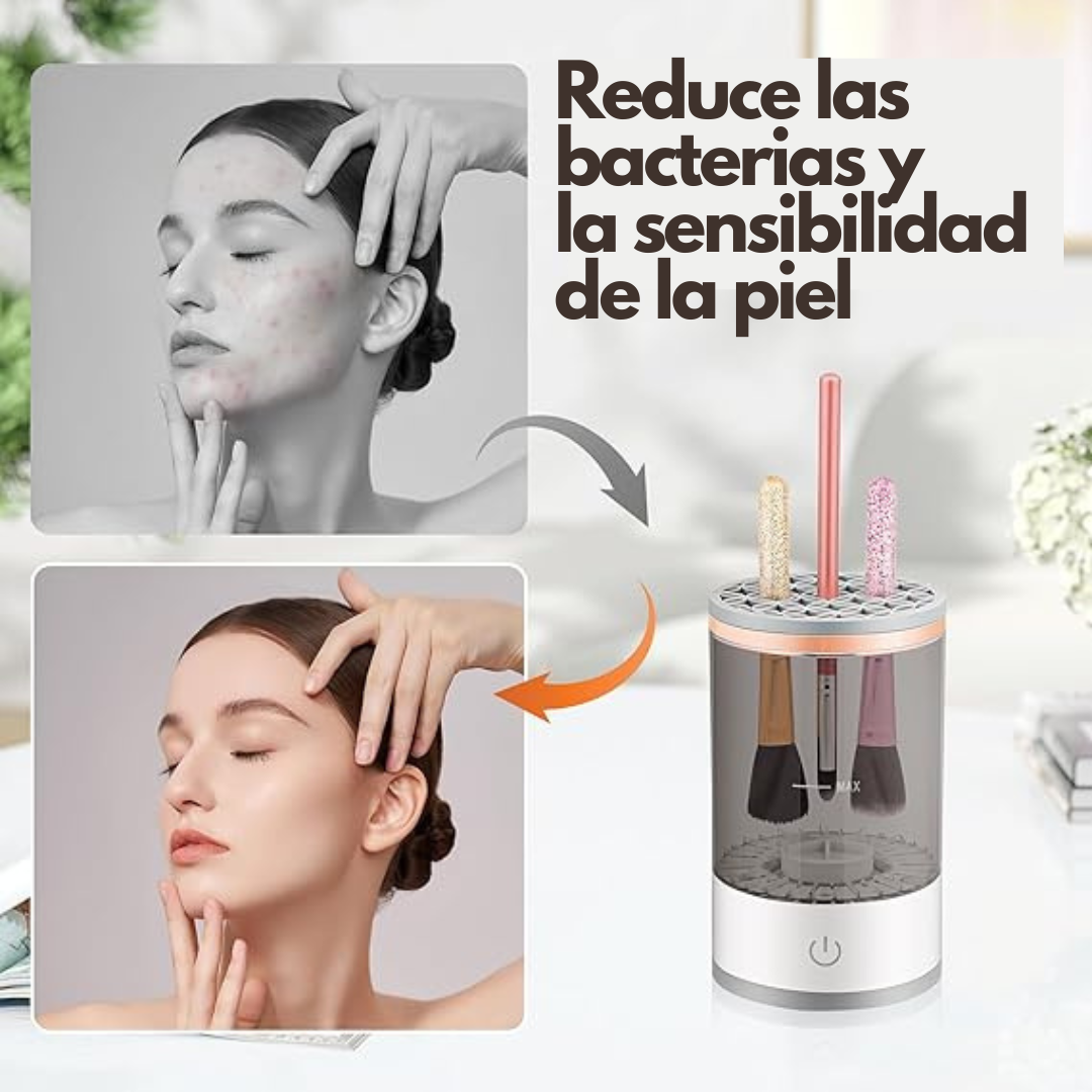 Limpiador Automático de Brochas de Maquillaje | BrushCleaner Pro