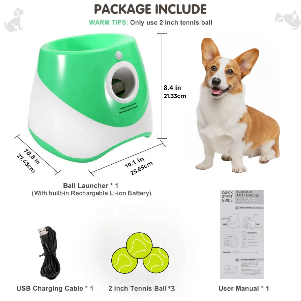 Pet-Ball Lanzador de pelotas Automático para Perros