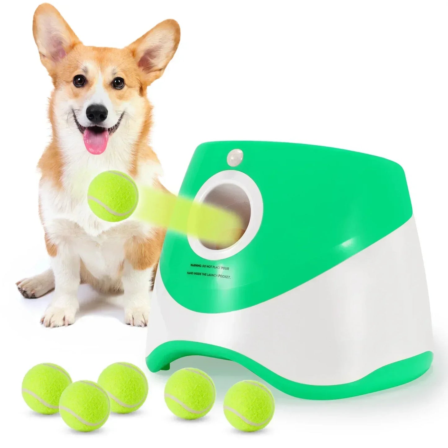 Pet-Ball Lanzador de pelotas Automático para Perros