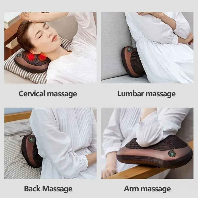 Almohada de masaje cervical Shiatsu