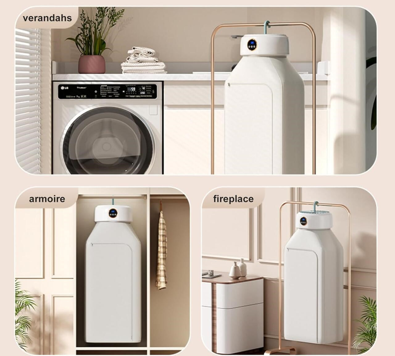 Secadora de ropa Eléctrica Portátil | Diseño Plegable