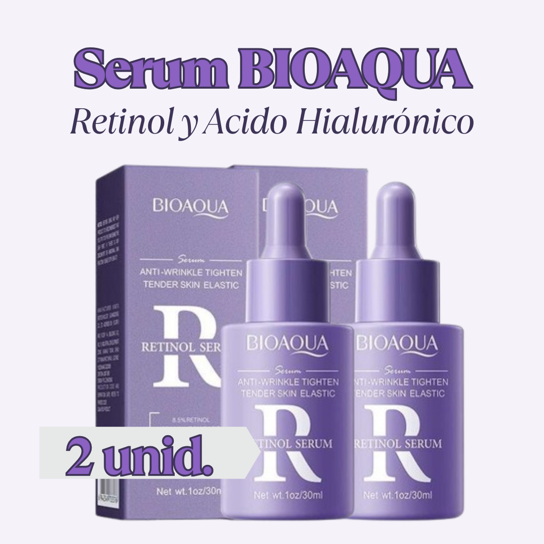 Sérum Antiarrugas con Retinol y Ácido Hialurónico | BIOAQUA 30 ml