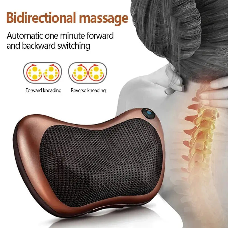 Almohada de masaje cervical Shiatsu
