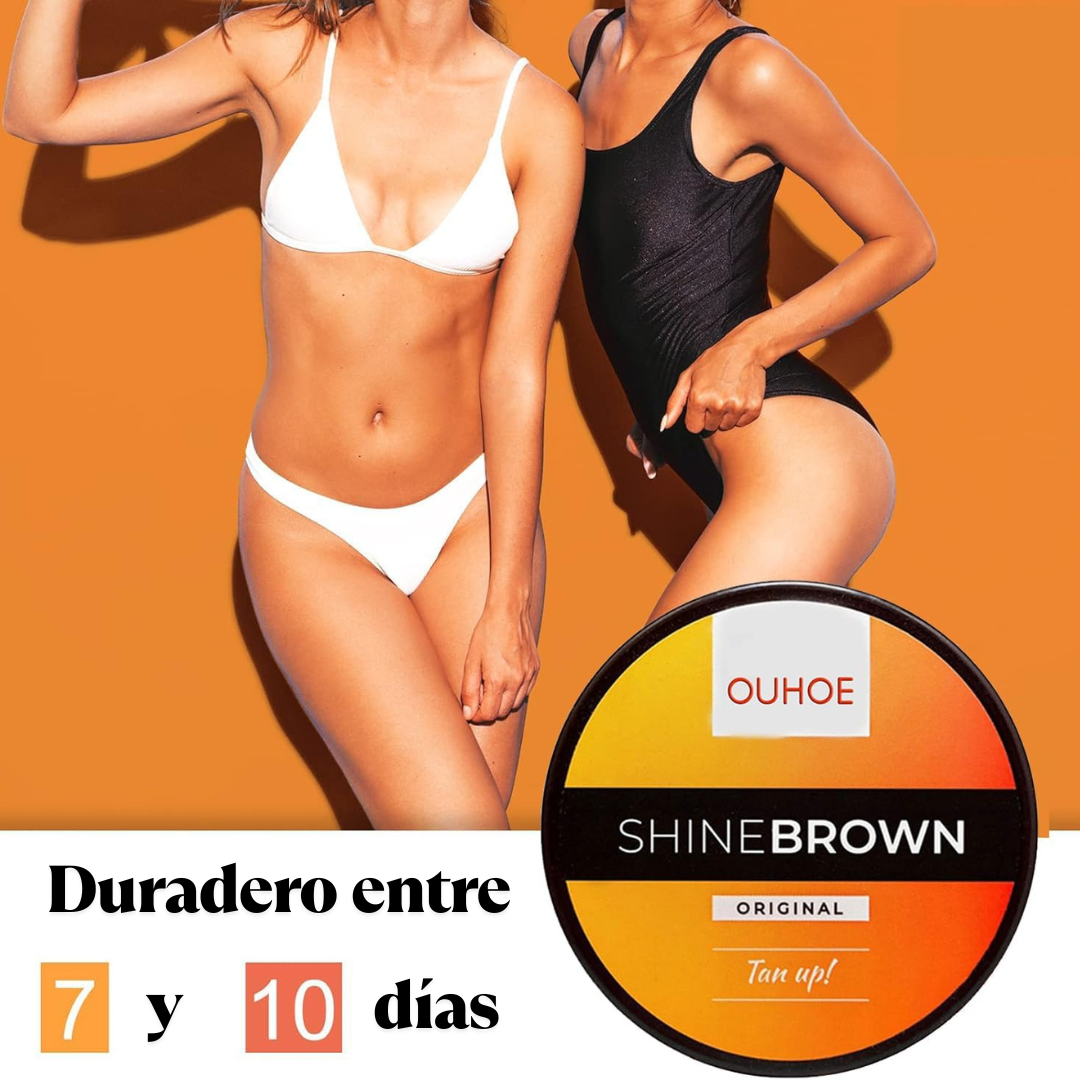 Shine Brown – Crema Aceleradora del Bronceado Tropical Ouhoe