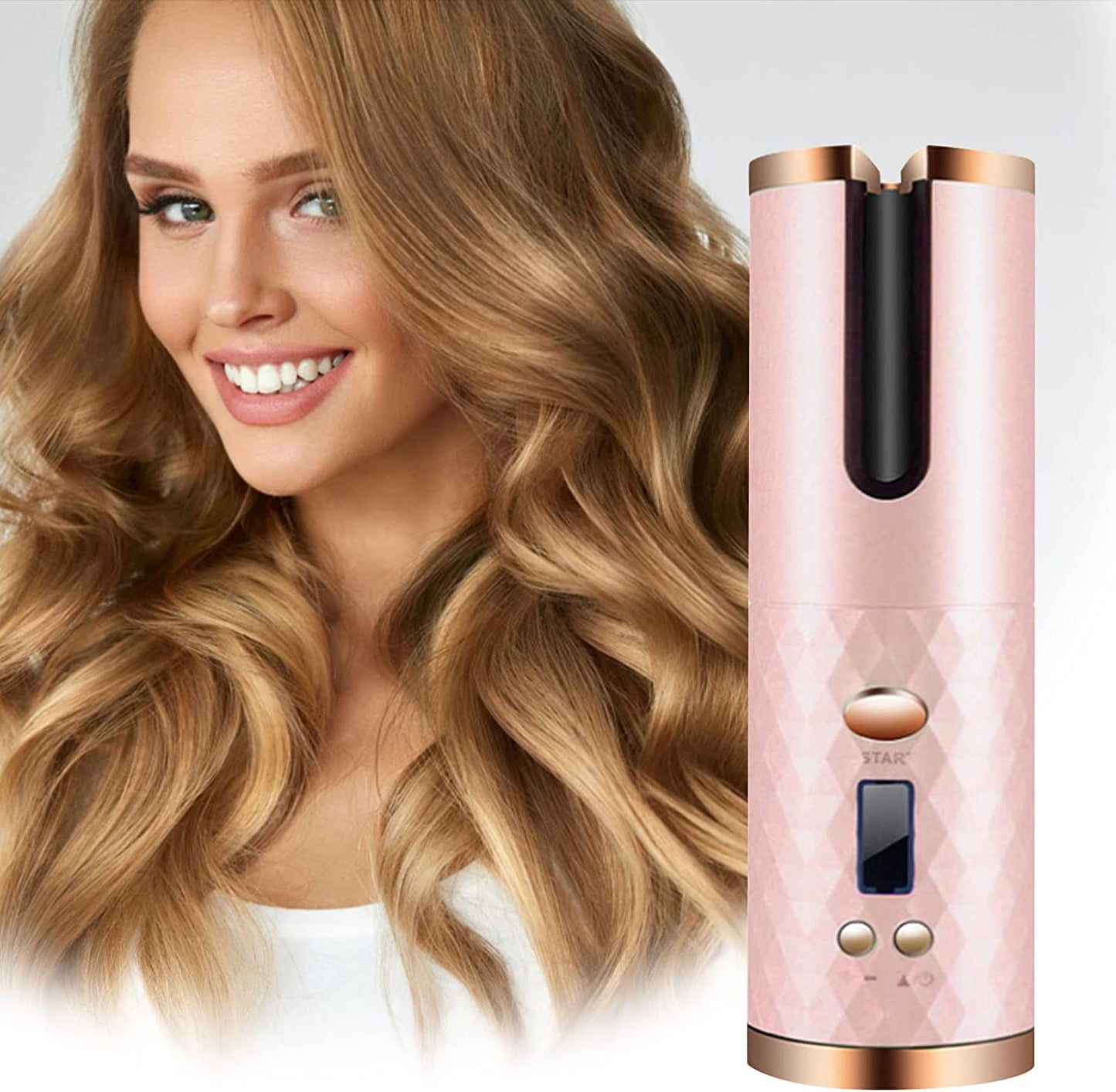 Rizador de pelo automático con Kit de viaje