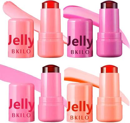 Jelly GlowTint™ – Pack 4 Labiales & Rubor de Gelatina | Tinte Hidratante 2 en 1
