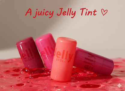 Jelly GlowTint™ – Pack 4 Labiales & Rubor de Gelatina | Tinte Hidratante 2 en 1