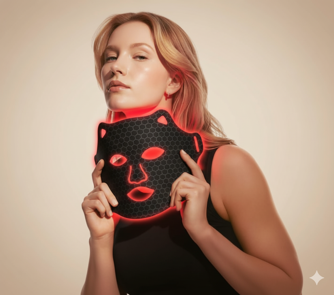 Máscara facial LED Premium | GlowTherapy LED Mask