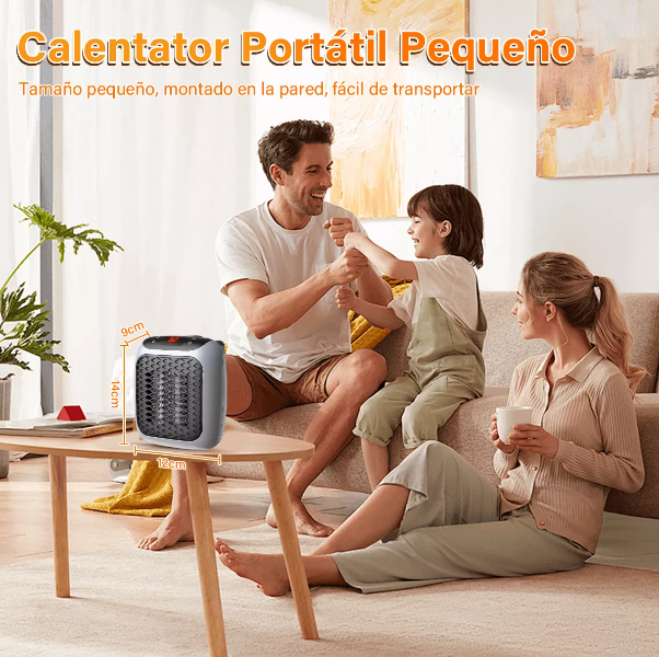 Mini Calefactor Turbo PowerHeater | Calor Rápido y Compacto