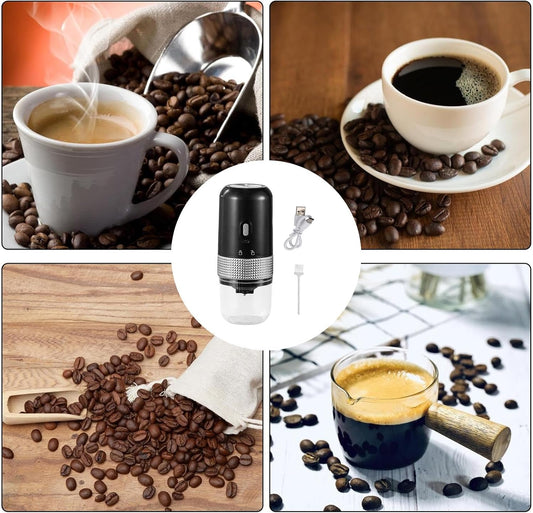 Molinillo de Café Eléctrico Portátil | AromaVibe™