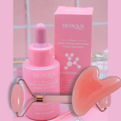 Sérum de Niacinamida + Roll y Gua Sha | BIOAQUA 30 ml
