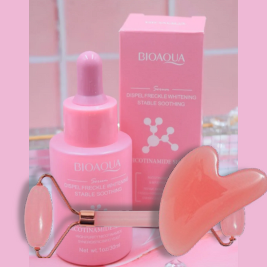Sérum de Niacinamida + Roll y Gua Sha | BIOAQUA 30 ml