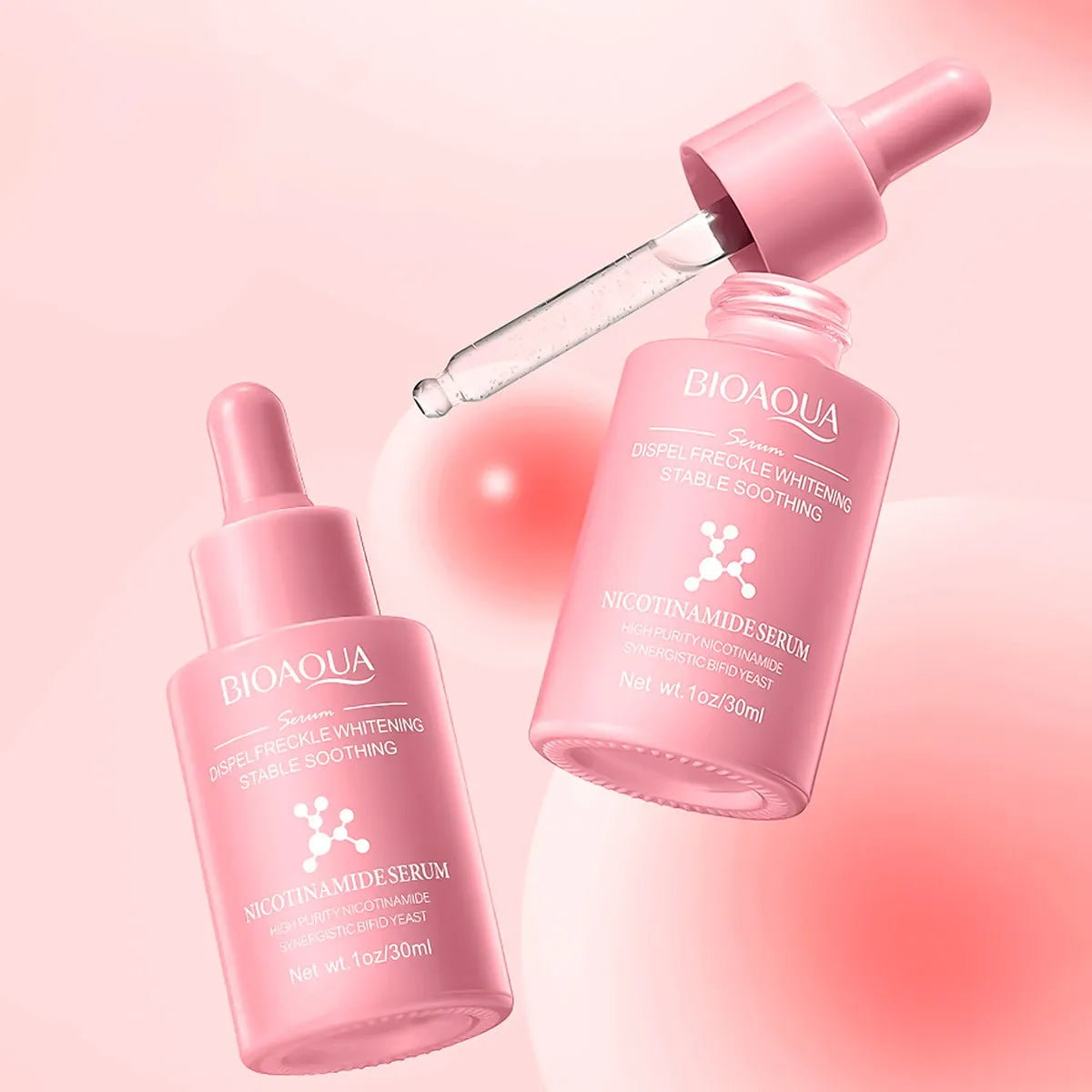Sérum de Niacinamida + Roll y Gua Sha | BIOAQUA 30 ml