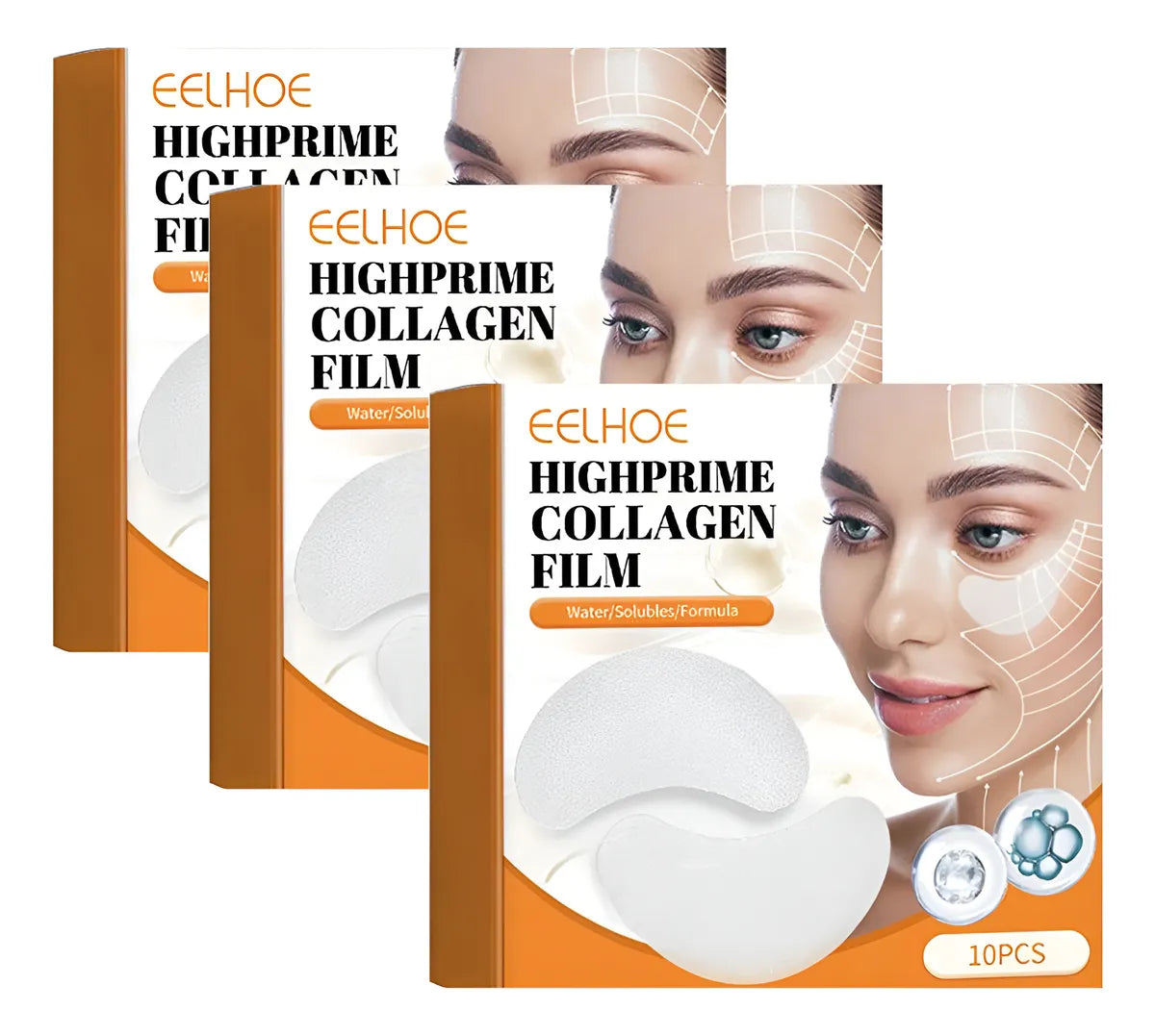 Parches Faciales de Colágeno soluble - Anti-Aging | Eehloe