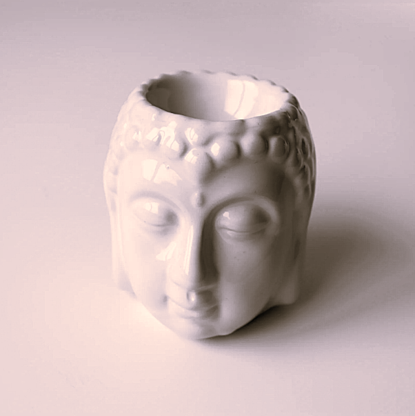 Quemador de aceite para Aromaterapia — Buda Blanco Clásico