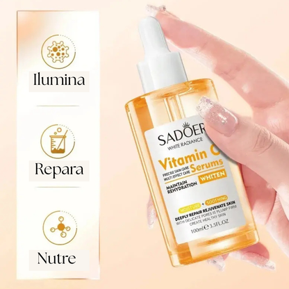 Serum Pure Vitamina C | SADOER 100 ml – Ilumina, Hidrata y Rejuvenece Tu Piel