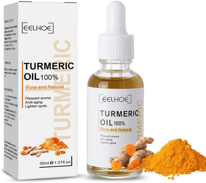 Serum Facial de aceite esencial de Cúrcuma 100%| Pack de 2 x 30 ml