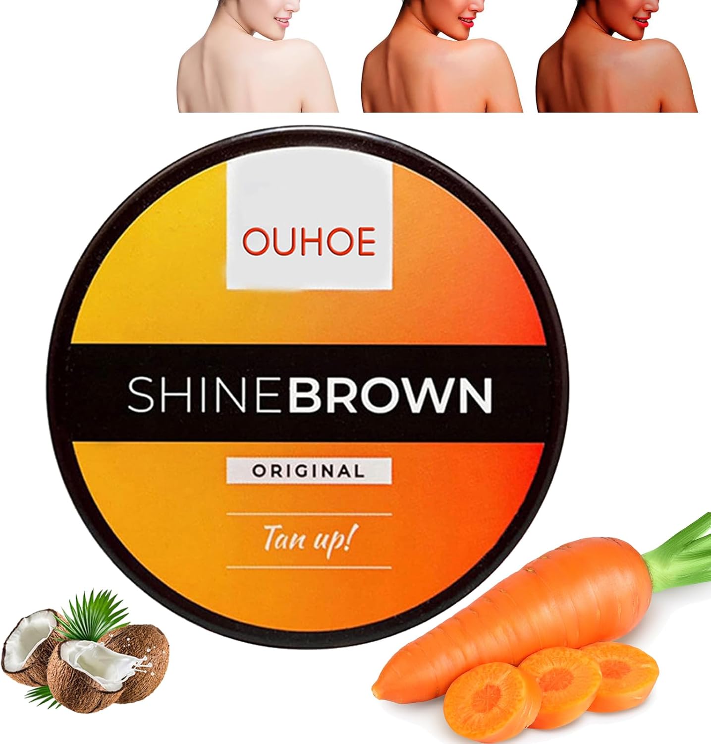 Shine Brown – Crema Aceleradora del Bronceado Tropical Ouhoe