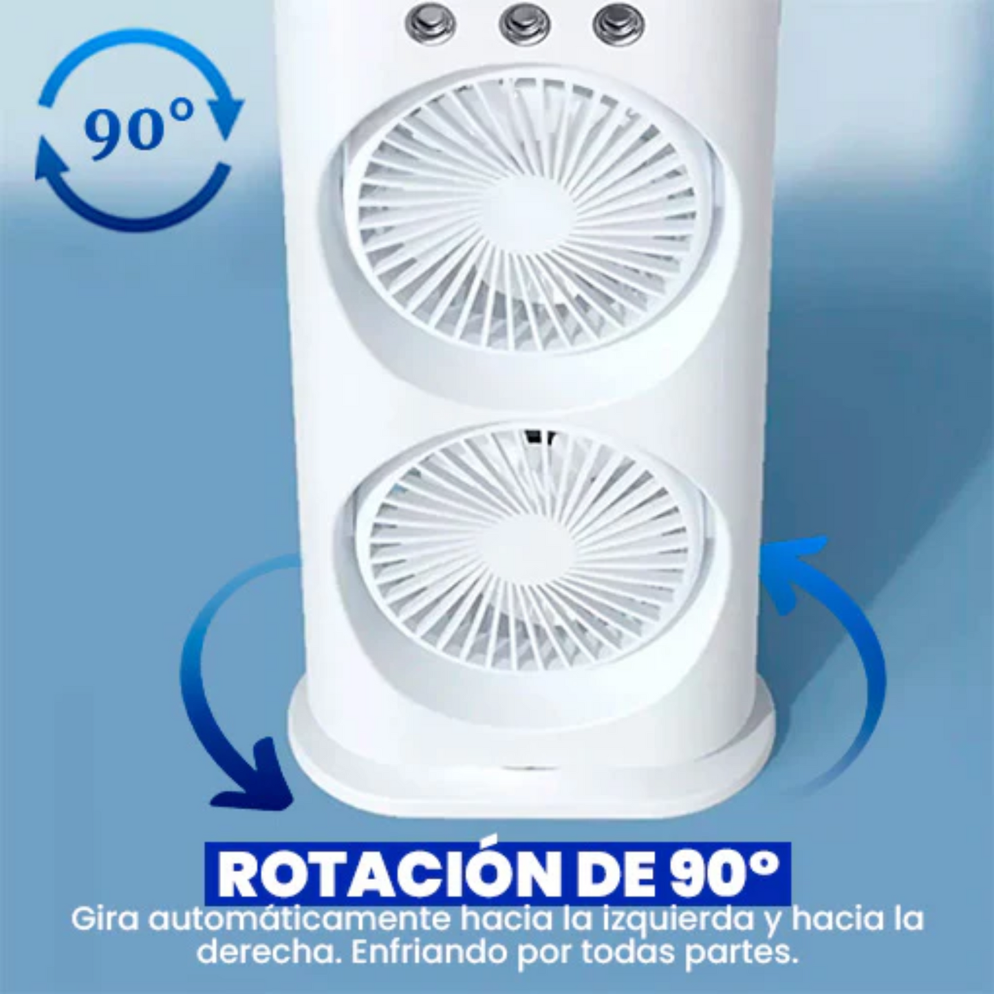 SmartCooler™ DUO | Ventilador Doble + Humidificador Portátil