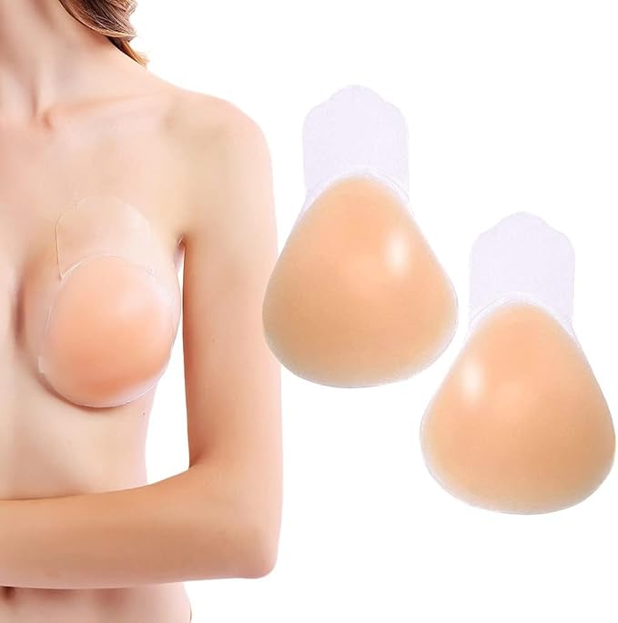 Sujetador de silicona autoadhesivo