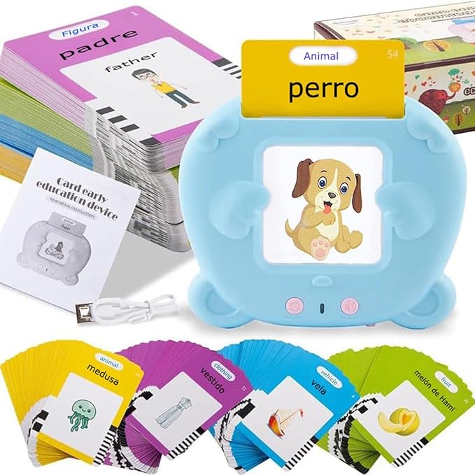 Tarjetas Flash Parlantes con dispositivo | Juguetes de aprendizaje Montessori