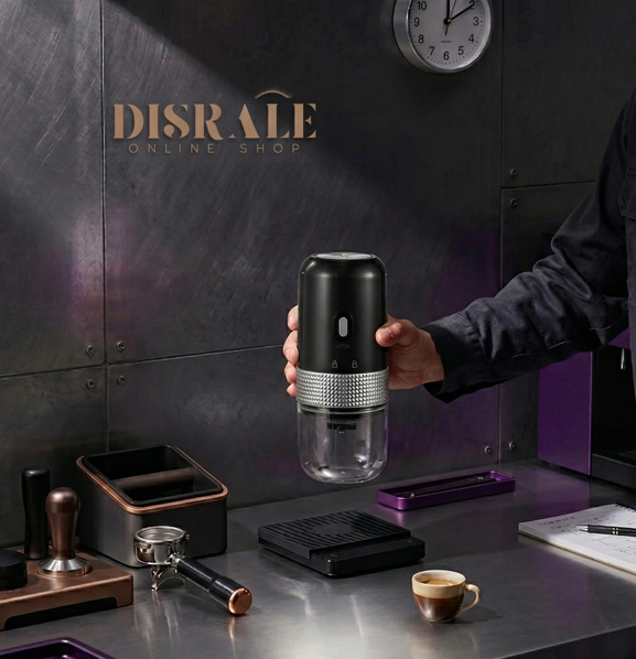 Molinillo de Café Eléctrico Portátil | AromaVibe™