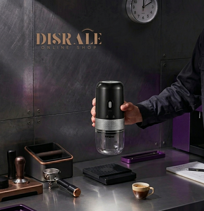 Molinillo de Café Eléctrico Portátil | AromaVibe™
