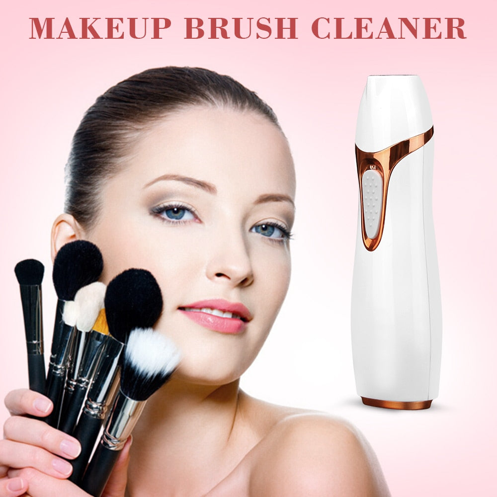 Limpiador de Brochas de maquillaje electrico| Brush Cleaner + adaptadores