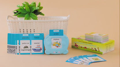 Tarjetas Flash Parlantes con dispositivo | Juguetes de aprendizaje Montessori