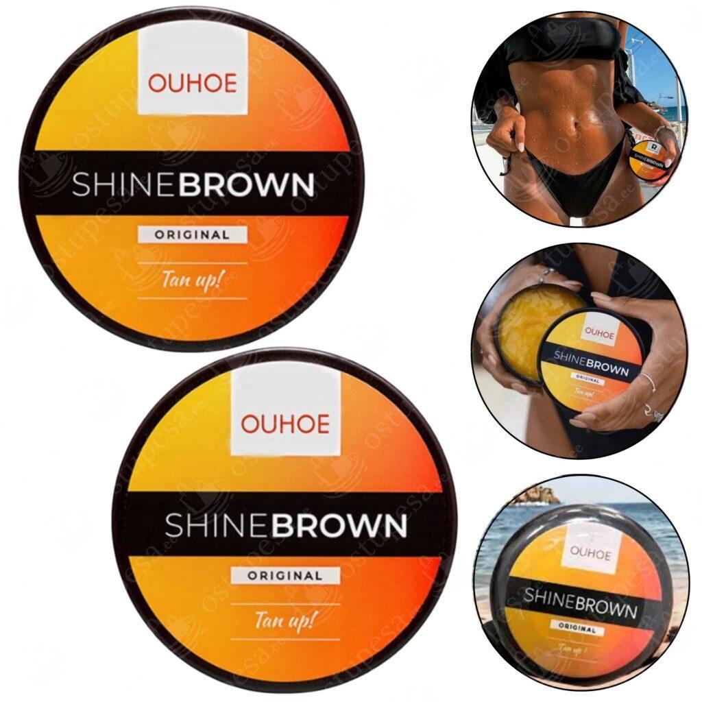 Shine Brown – Crema Aceleradora del Bronceado Tropical Ouhoe