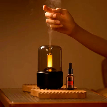 Bruma & Luz – Humidificador Aromaterapia con Luz Ambiental USB | Aromas y Relax